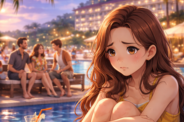 Family vacation by the sea symbolizing belonging and emotional distance