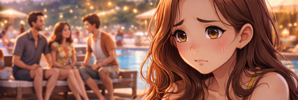 Family vacation by the sea symbolizing belonging and emotional distance